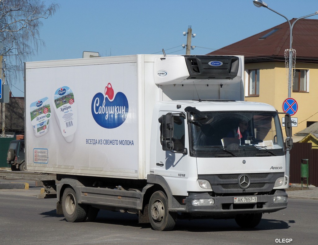 Брестская область, № АК 7657-1 — Mercedes-Benz Atego 1018