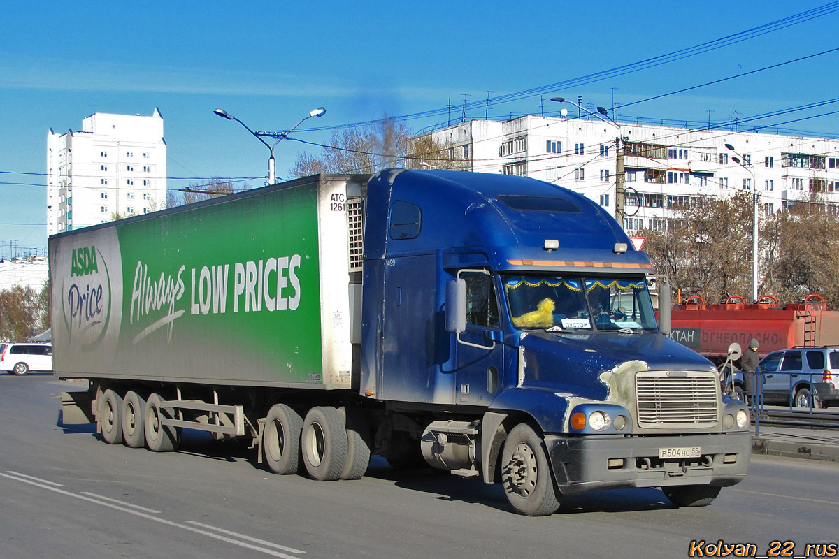 Омская область, № Р 504 НС 55 — Freightliner Century Class