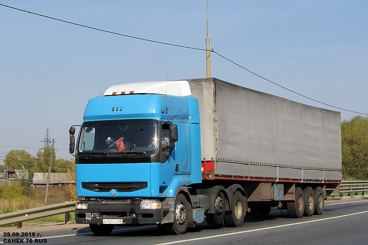 Тверская область, № М 167 НТ 69 — Renault Premium ('1996)