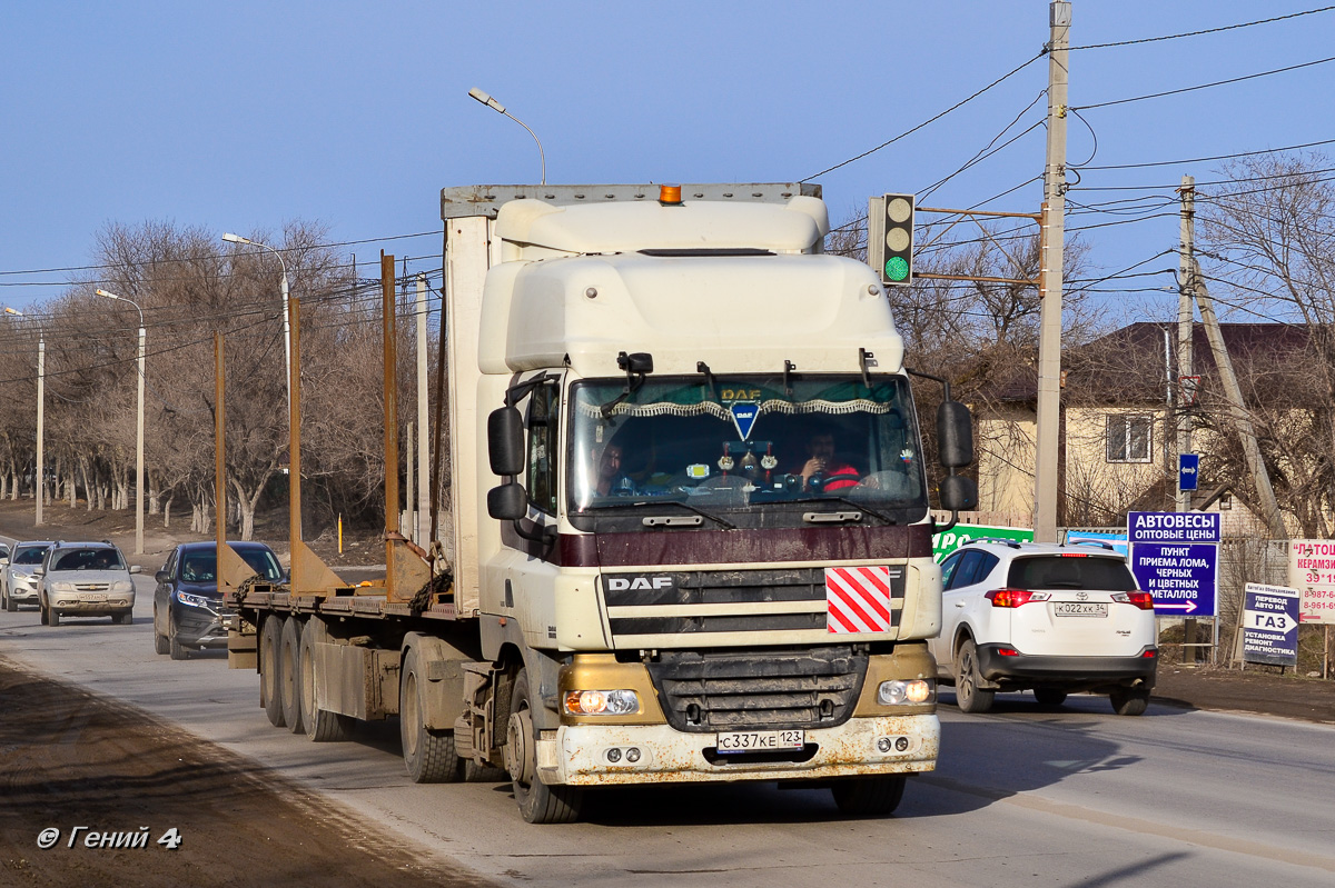 Краснодарский край, № С 337 КЕ 123 — DAF CF85 FT