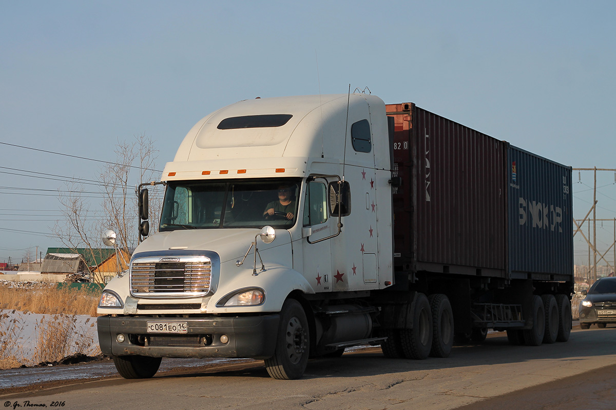 Саха (Якутия), № С 081 ЕО 14 — Freightliner Columbia