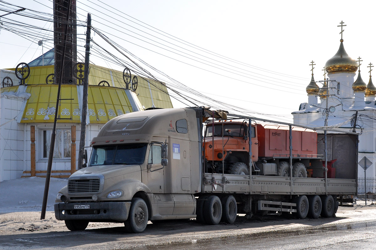 Челябинская область, № У 953 РМ 174 — Freightliner Columbia