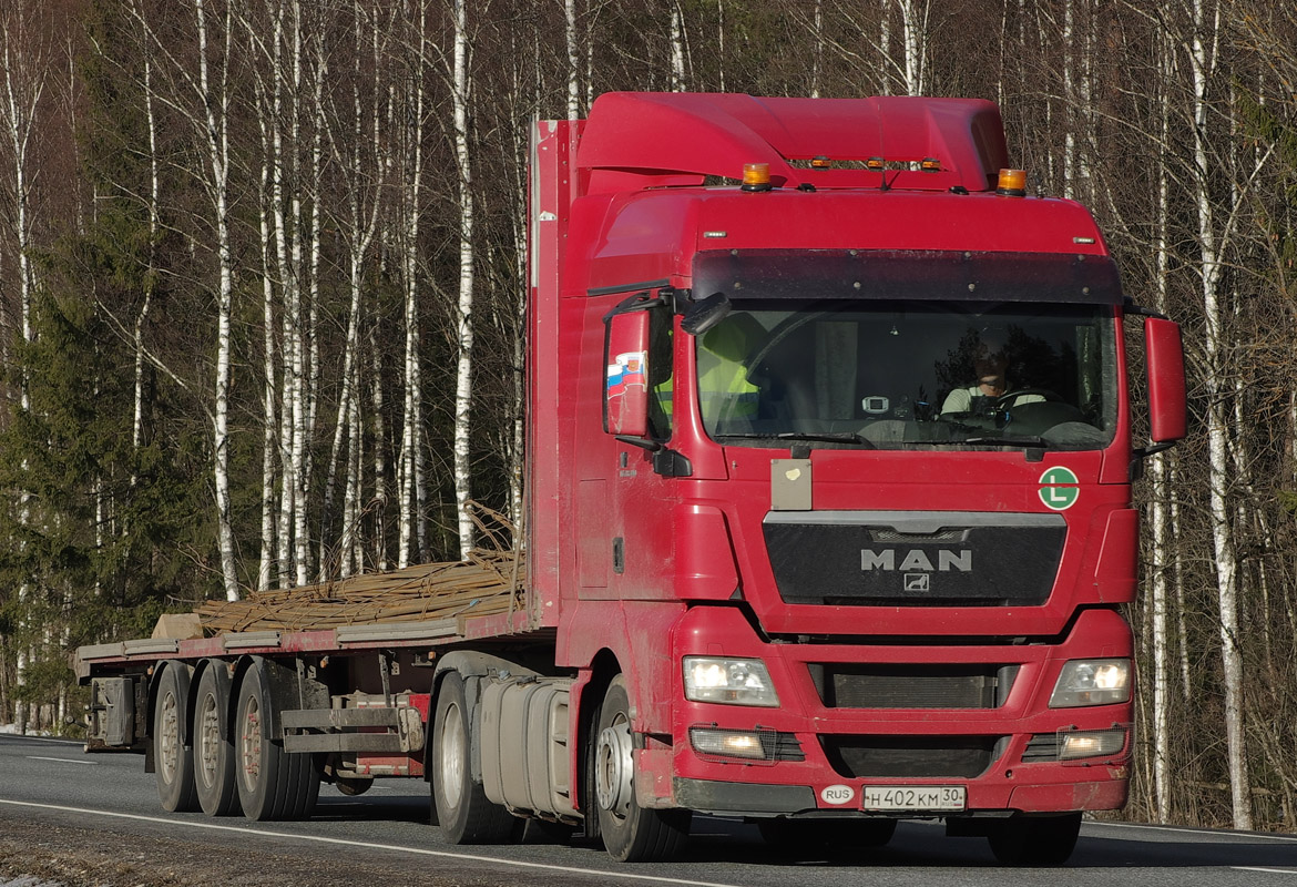 Астраханская область, № Н 402 КМ 30 — MAN TGX ('2007) 18.440