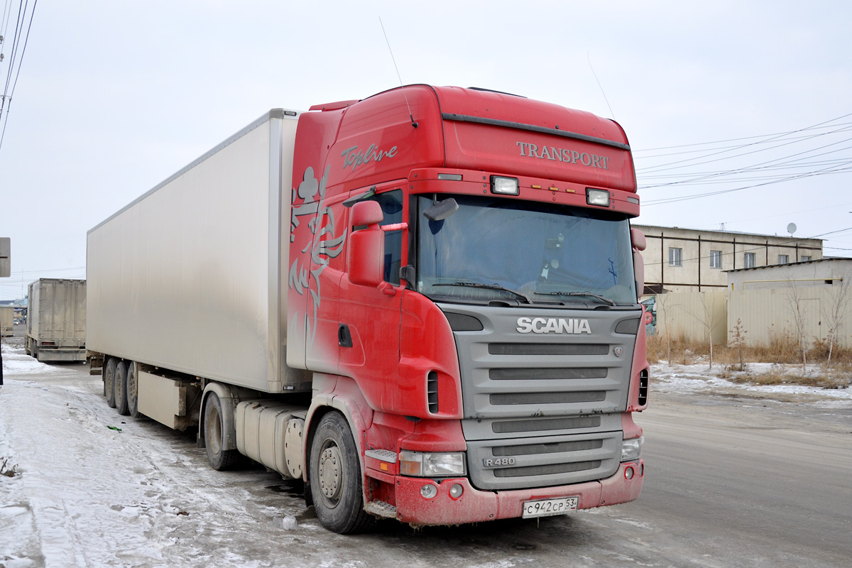 Новгородская область, № С 942 СР 53 — Scania ('2004) R480