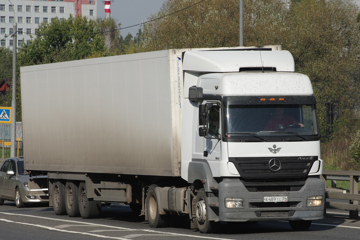 Волгоградская область, № А 489 ТС 34 — Mercedes-Benz Axor 1843