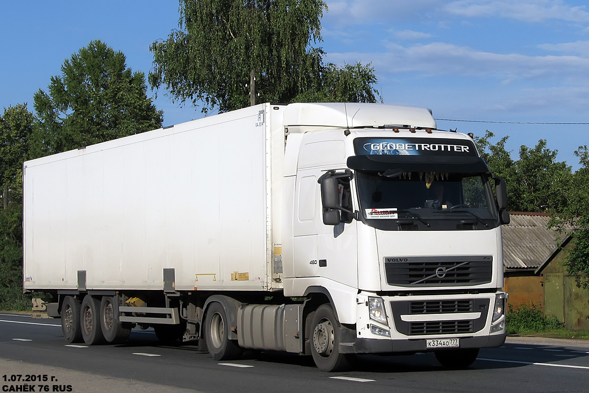 Москва, № К 334 АО 777 — Volvo ('2008) FH.460 [X9P]