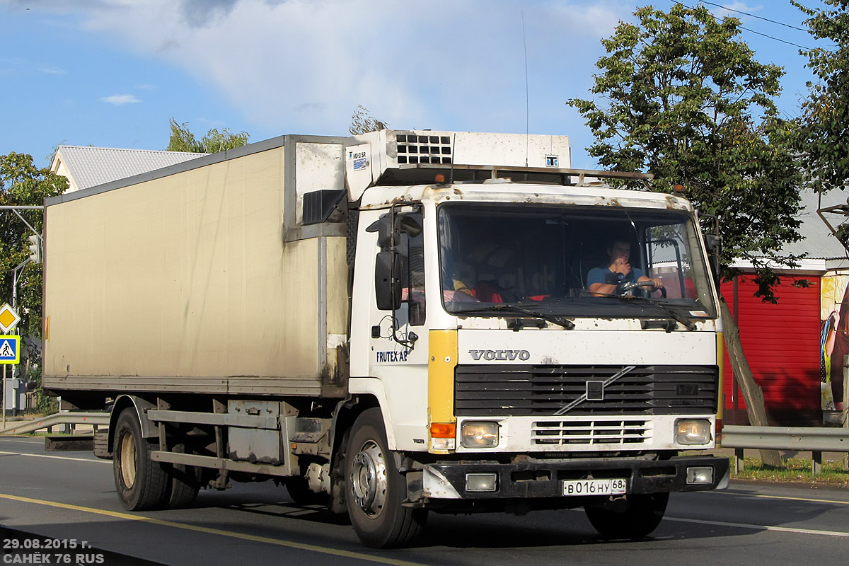 Тамбовская область, № В 016 НУ 68 — Volvo FL7