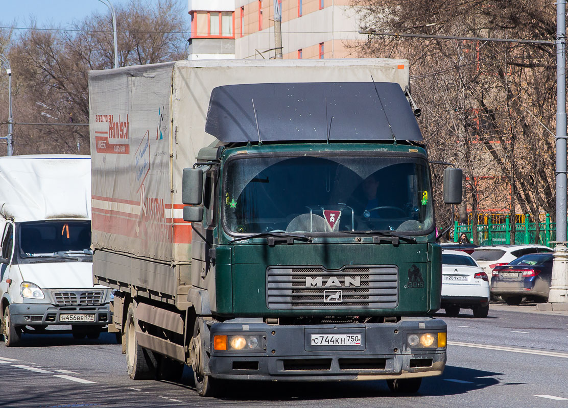 Московская область, № С 744 КН 750 — MAN F2000 (общая модель)