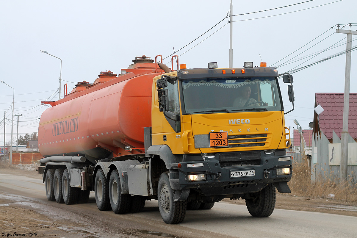 Саха (Якутия), № Х 376 КР 14 — IVECO-AMT Trakker ('2004)