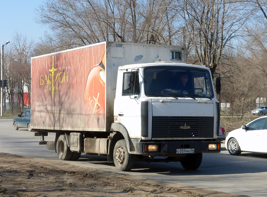 Волгоградская область, № С 059 МН 34 — МАЗ-437040