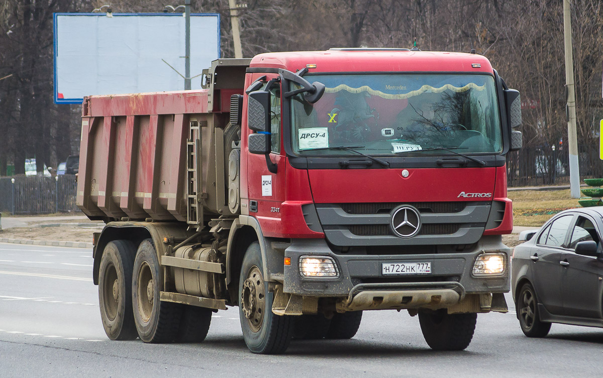 Москва, № Н 722 НК 777 — Mercedes-Benz Actros '09 3341 [Z9M]