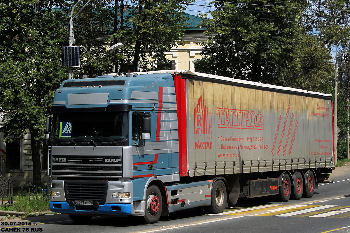 Удмуртия, № В 727 АО 18 — DAF 95XF FT