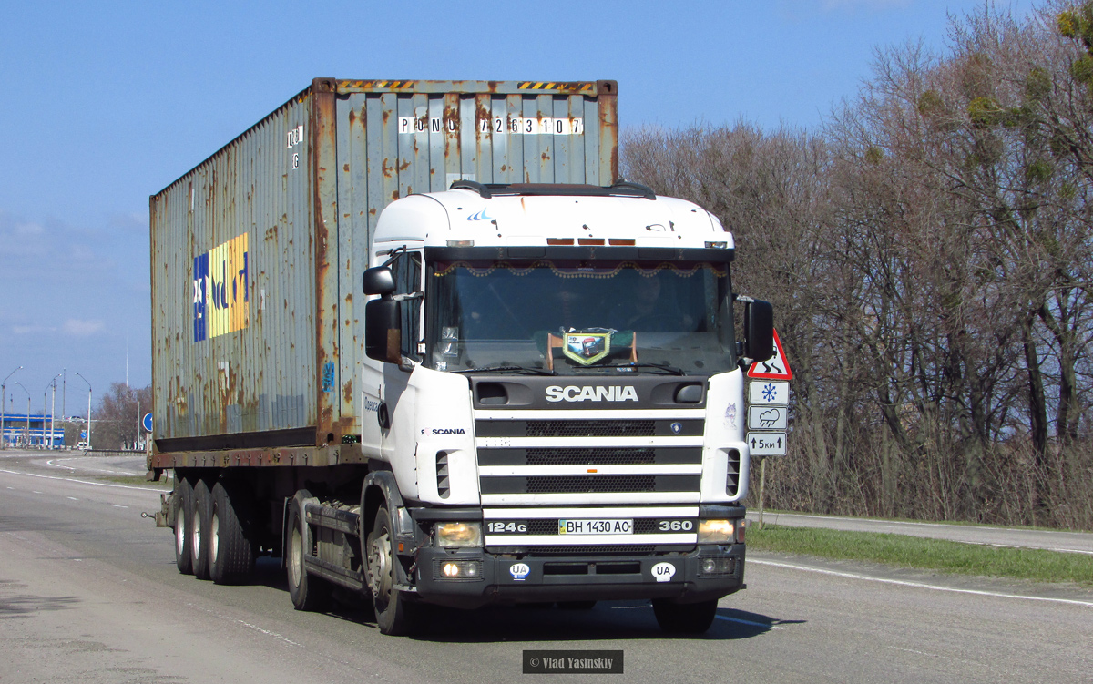 Одесская область, № ВН 1430 АО — Scania ('1996) R124G