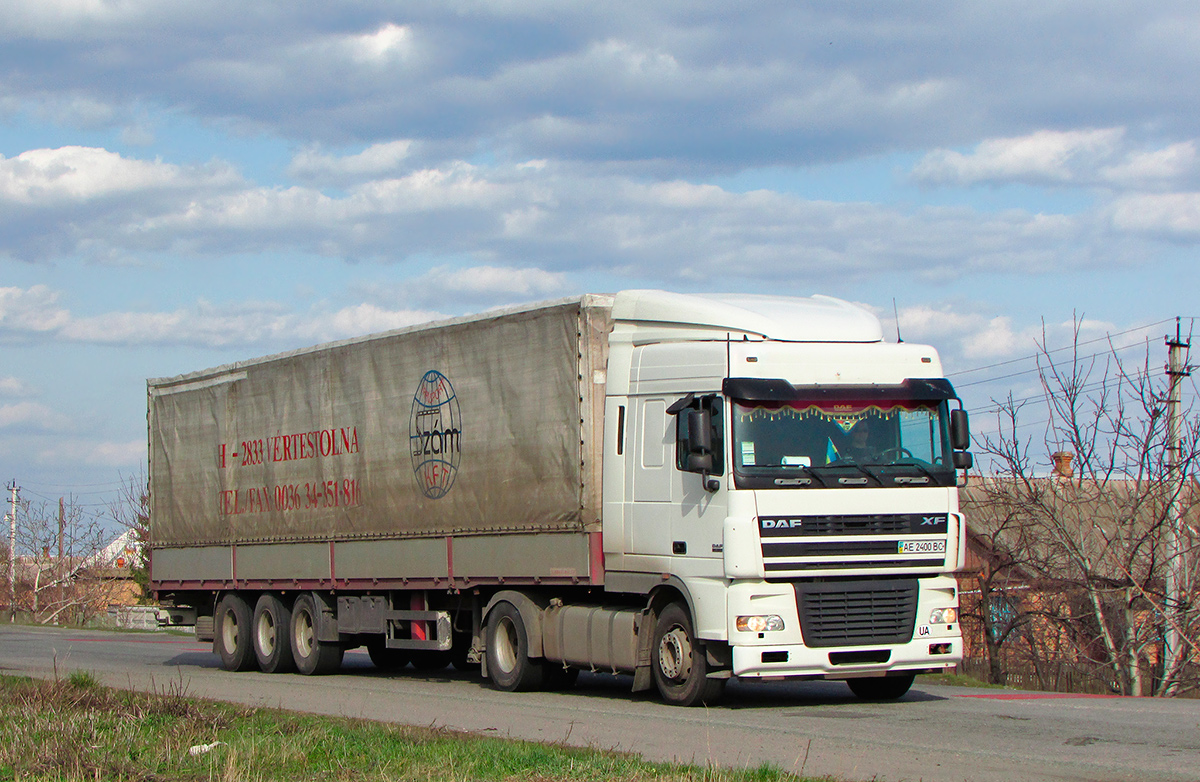 Днепропетровская область, № АЕ 2400 ВС — DAF XF95 FT