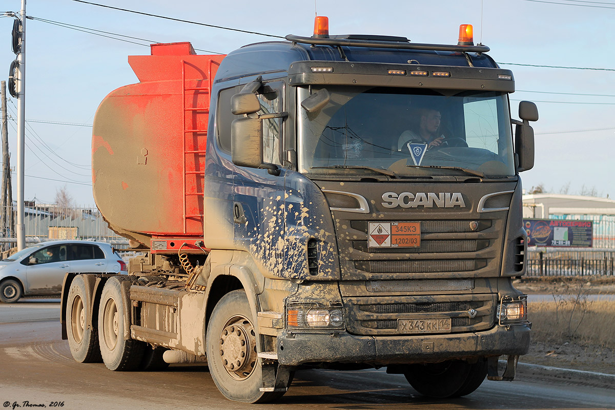 Саха (Якутия), № Х 343 КК 14 — Scania ('2009) R500