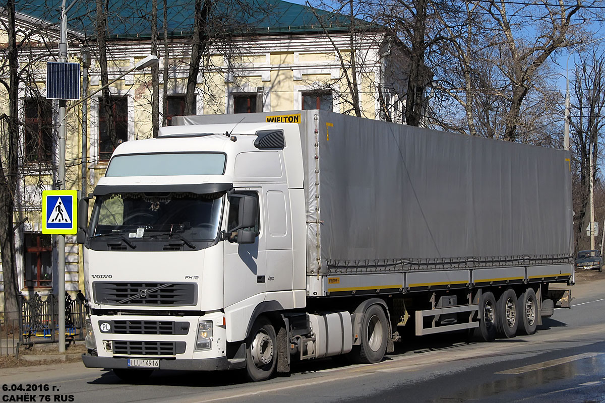 Польша, № LLU 14916 — Volvo ('2002) FH12.480