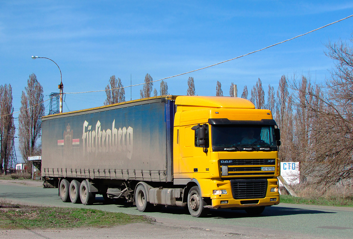 Днепропетровская область, № АЕ 1571 ЕІ — DAF XF95 FT