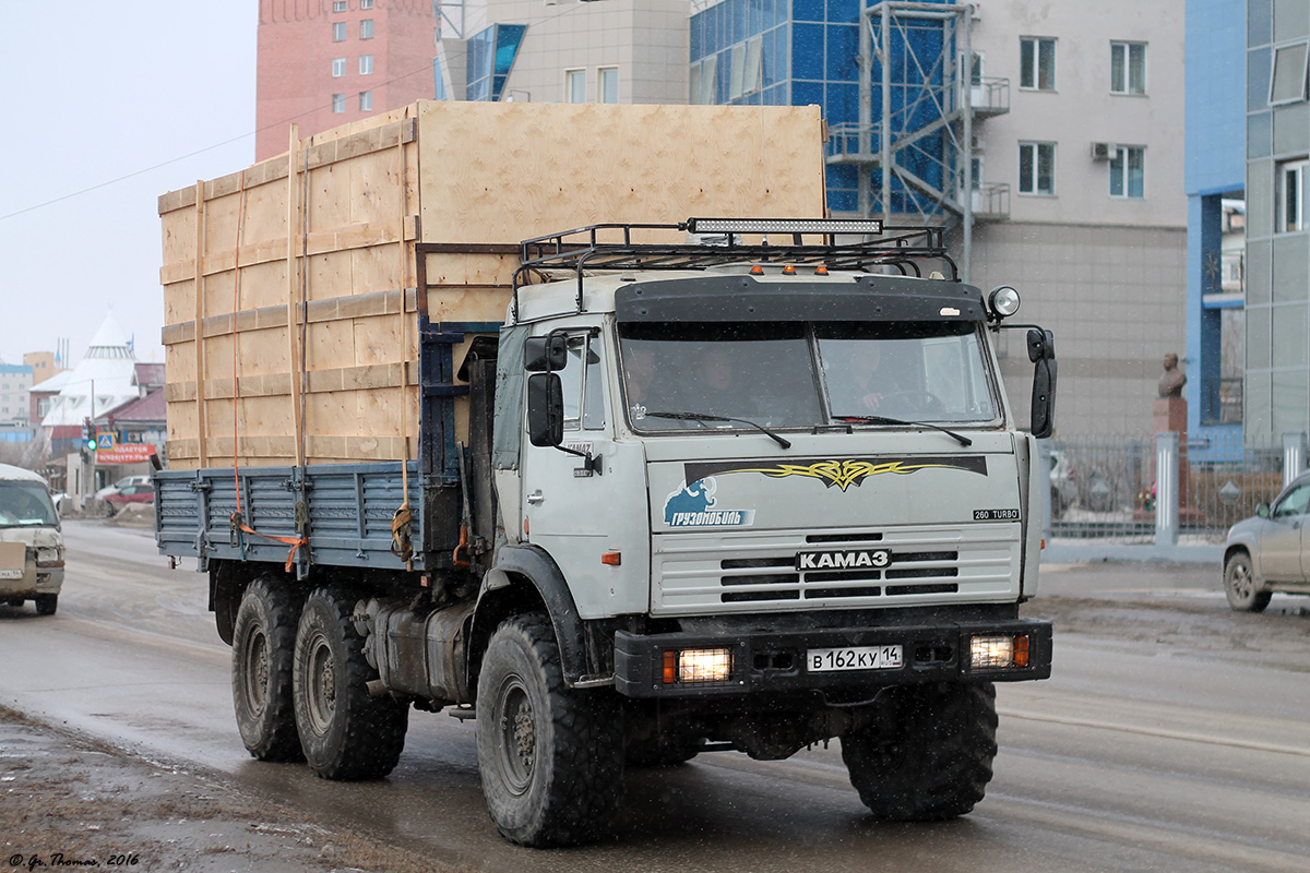 Саха (Якутия), № В 162 КУ 14 — КамАЗ-43118-13 [43118N]