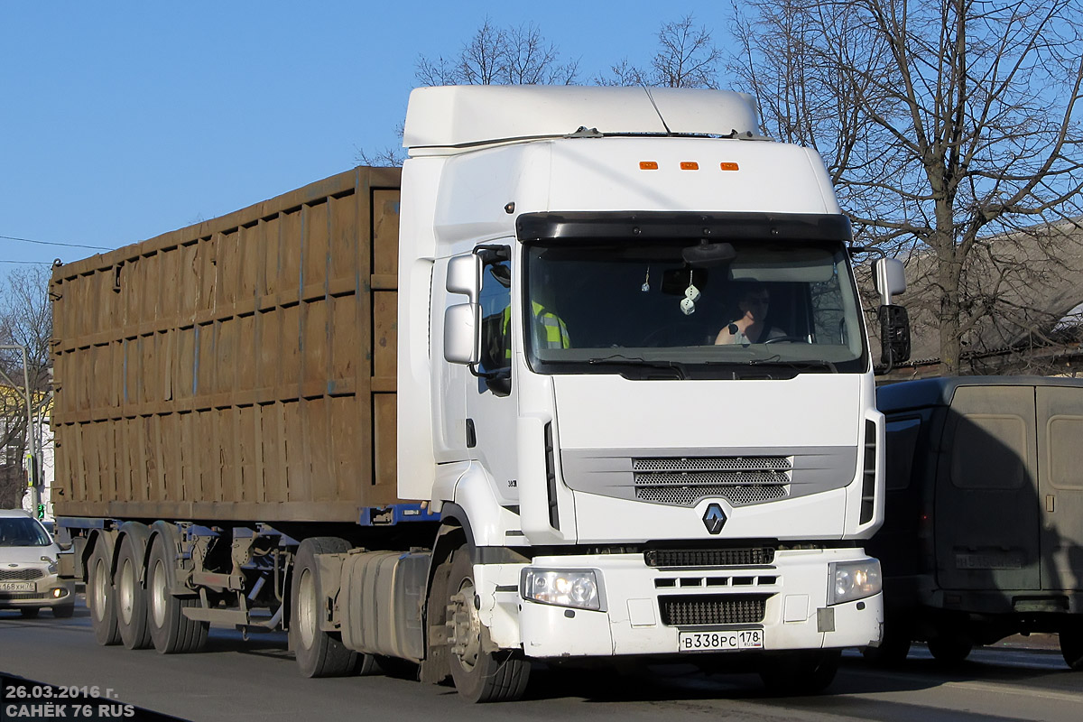 Санкт-Петербург, № В 338 РС 178 — Renault Premium ('2006) [X9P]