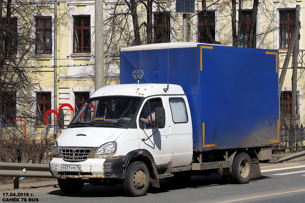 Ярославская область, № К 611 УМ 76 — ГАЗ-331043 "Валдай"