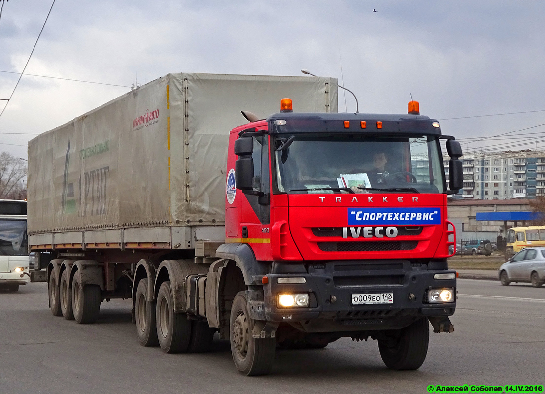 Кемеровская область, № О 009 ВО 142 — IVECO-AMT Trakker ('2007)