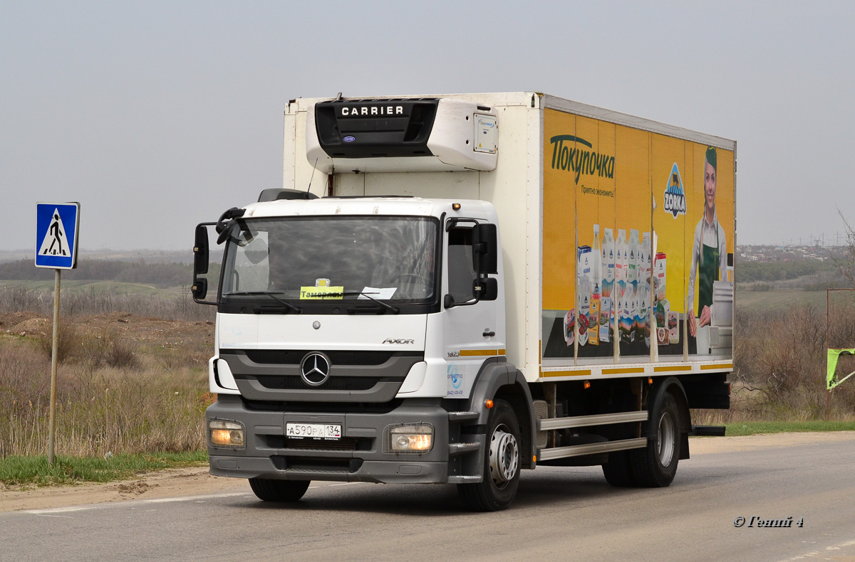 Волгоградская область, № А 590 РА 134 — Mercedes-Benz Axor 1823