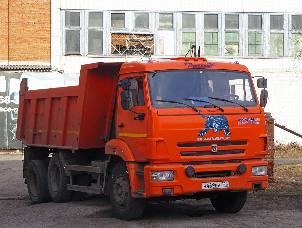 Кемеровская область, № Н 469 ЕА 142 — КамАЗ-65115-N3(78)