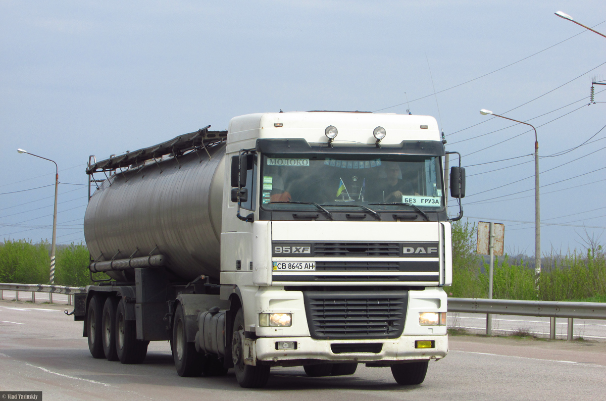 Черниговская область, № СВ 8645 АН — DAF 95XF FT