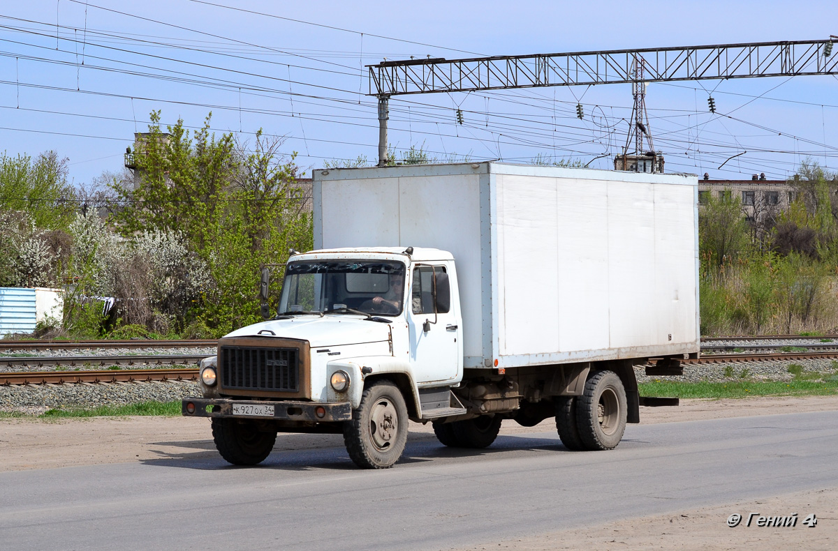 Волгоградская область, № К 927 ОХ 34 — ГАЗ-3309