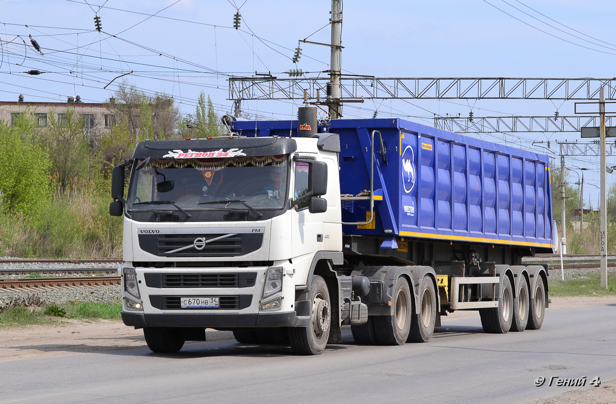 Волгоградская область, № С 670 НВ 34 — Volvo ('2010) FM.400 [X9P]