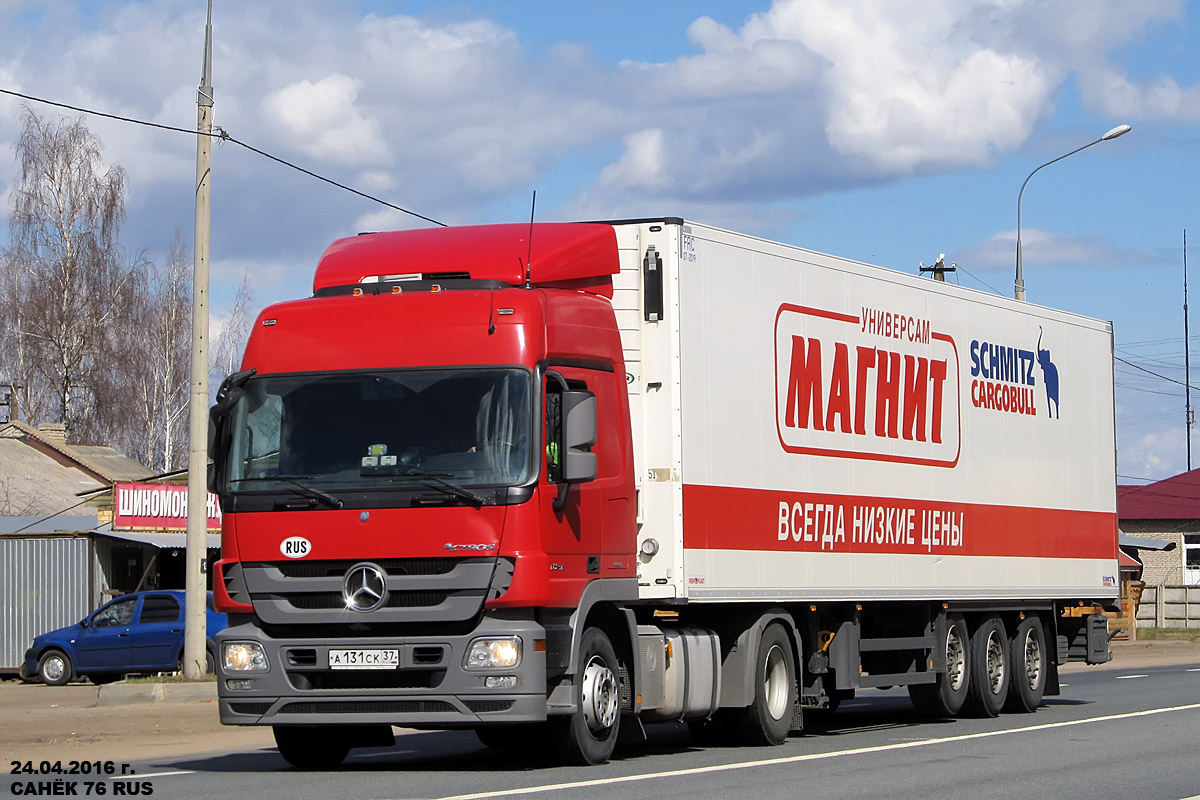 Новгородская область, № А 131 СК 37 — Mercedes-Benz Actros ('2009) 1841