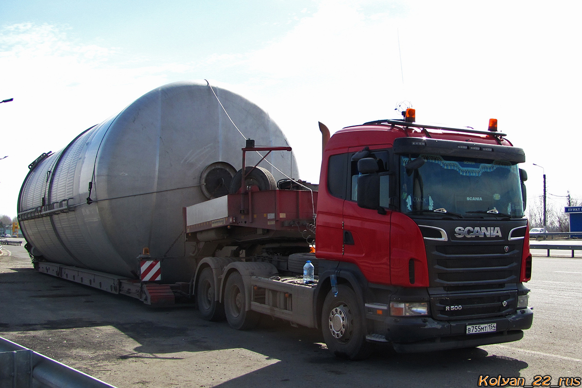 Новосибирская область, № В 755 МТ 154 — Scania ('2009) R500