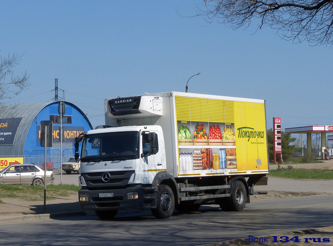 Волгоградская область, № А 412 МС 134 — Mercedes-Benz Axor 1823