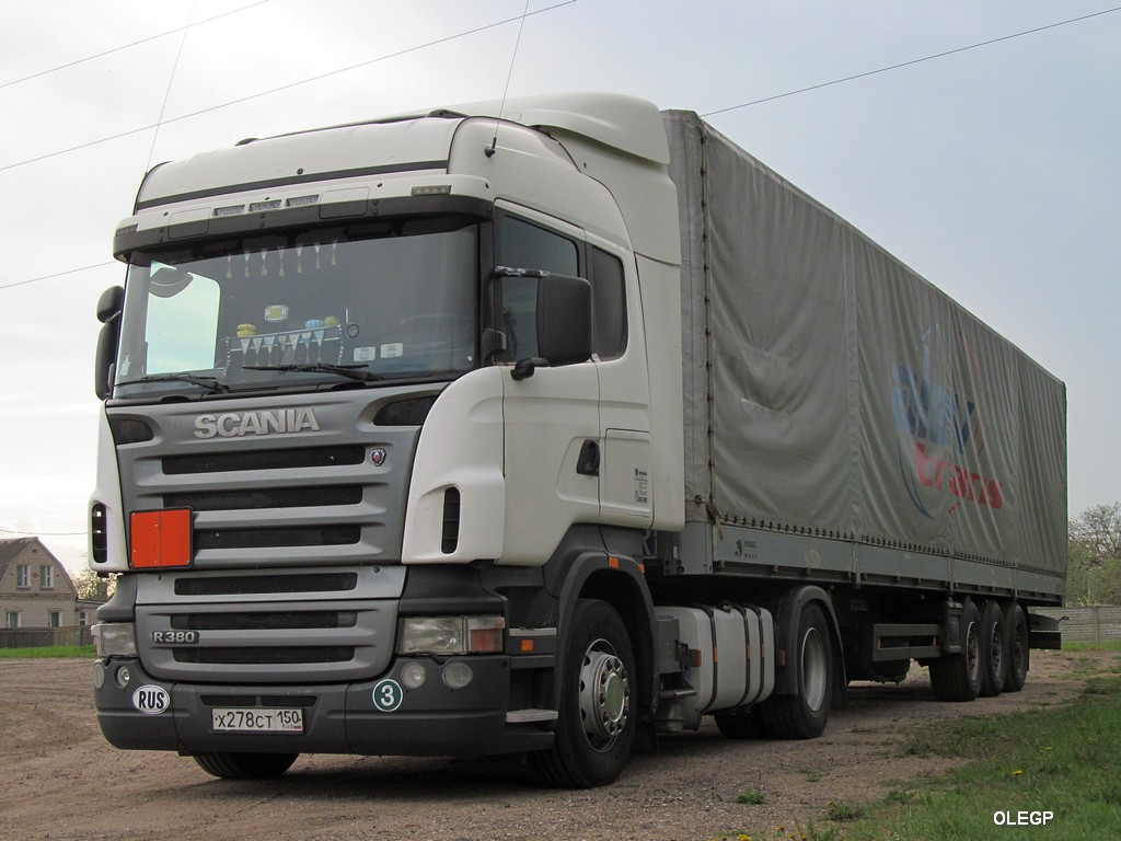 Московская область, № Х 278 СТ 150 — Scania ('2004) R380