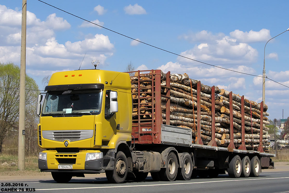 Ярославская область, № Р 184 МН 76 — Renault Premium Lander [X9P]