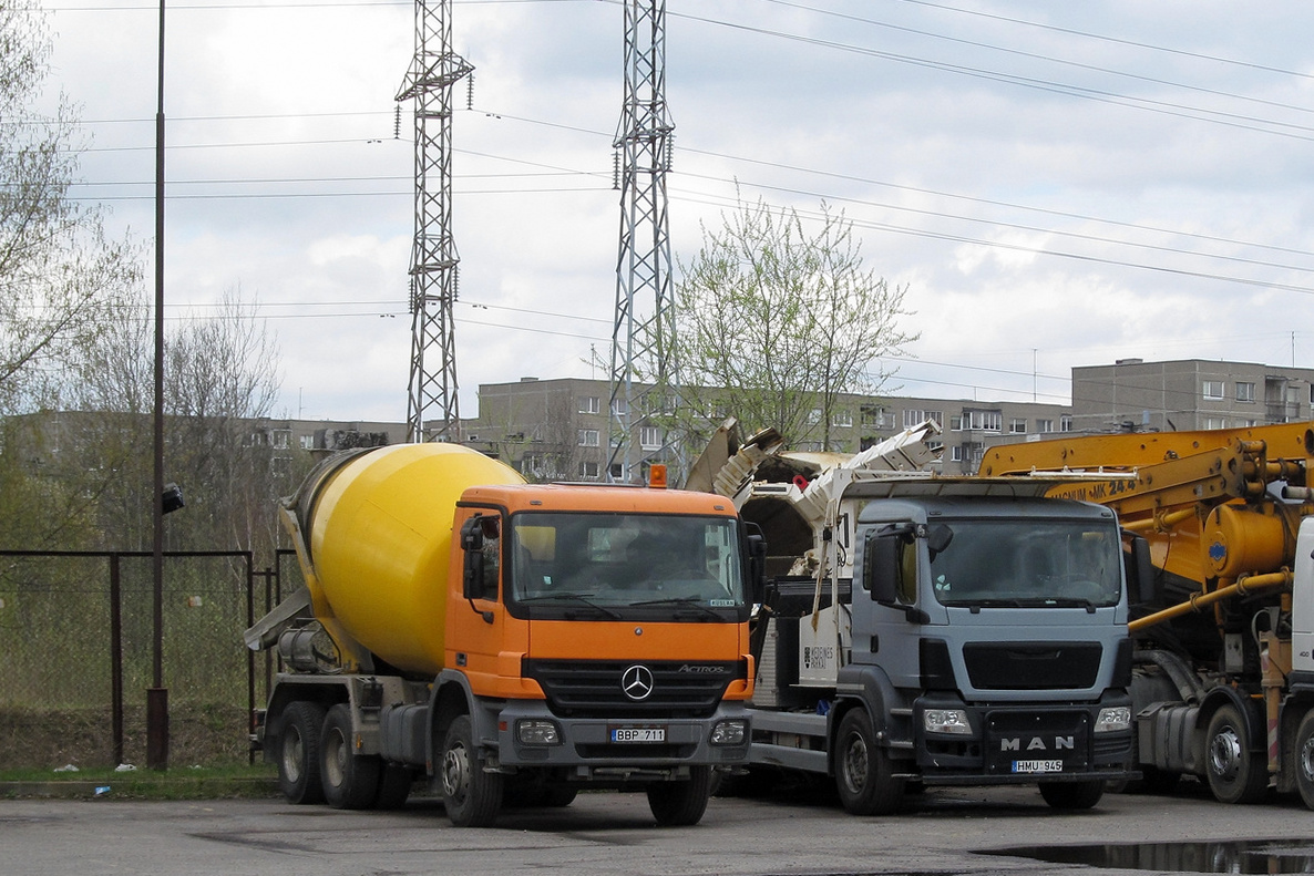 Литва, № BBP 711 — Mercedes-Benz Actros ('2003)