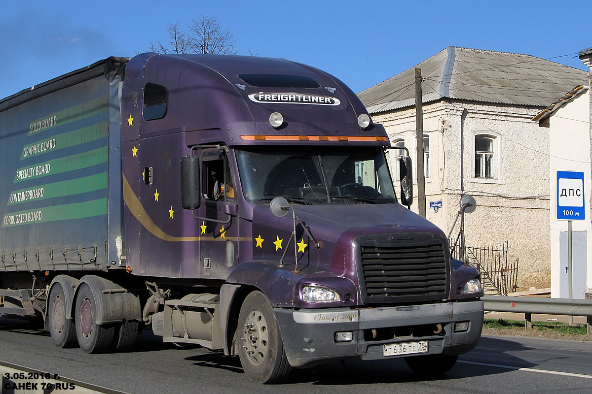 Вологодская область, № Т 636 ТЕ 35 — Freightliner Columbia