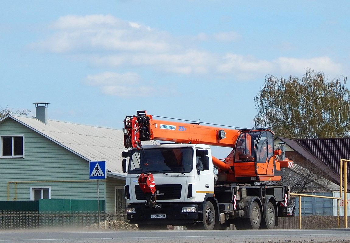 Воронежская область, № С 508 ХС 36 — МАЗ-6312B3