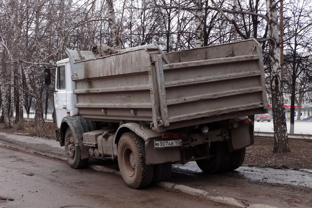 Башкортостан, № В 307 АВ 102 — МАЗ-555102