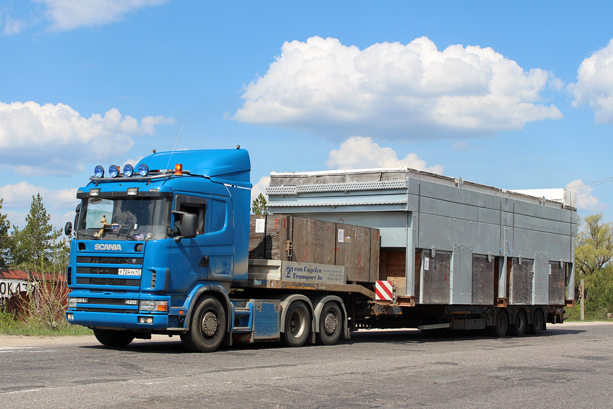 Ленинградская область, № Р 724 УК 47 — Scania ('1996) R124L