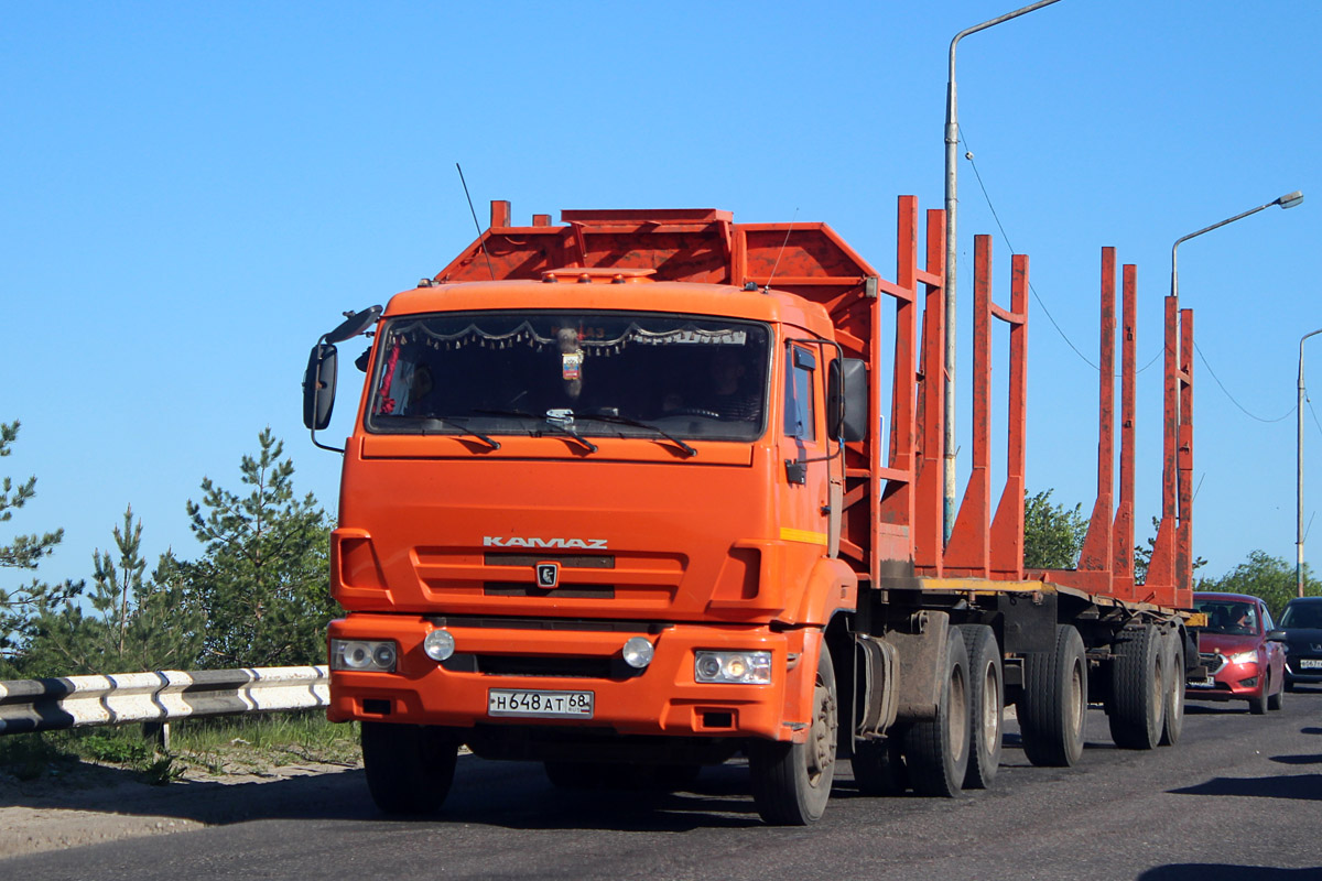 Тамбовская область, № Н 648 АТ 68 — КамАЗ-65115-D3(97)