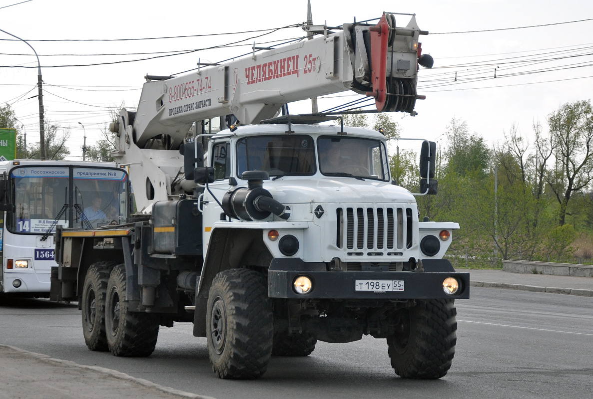 Омская область, № Т 198 ЕУ 55 — Урал-4320-70