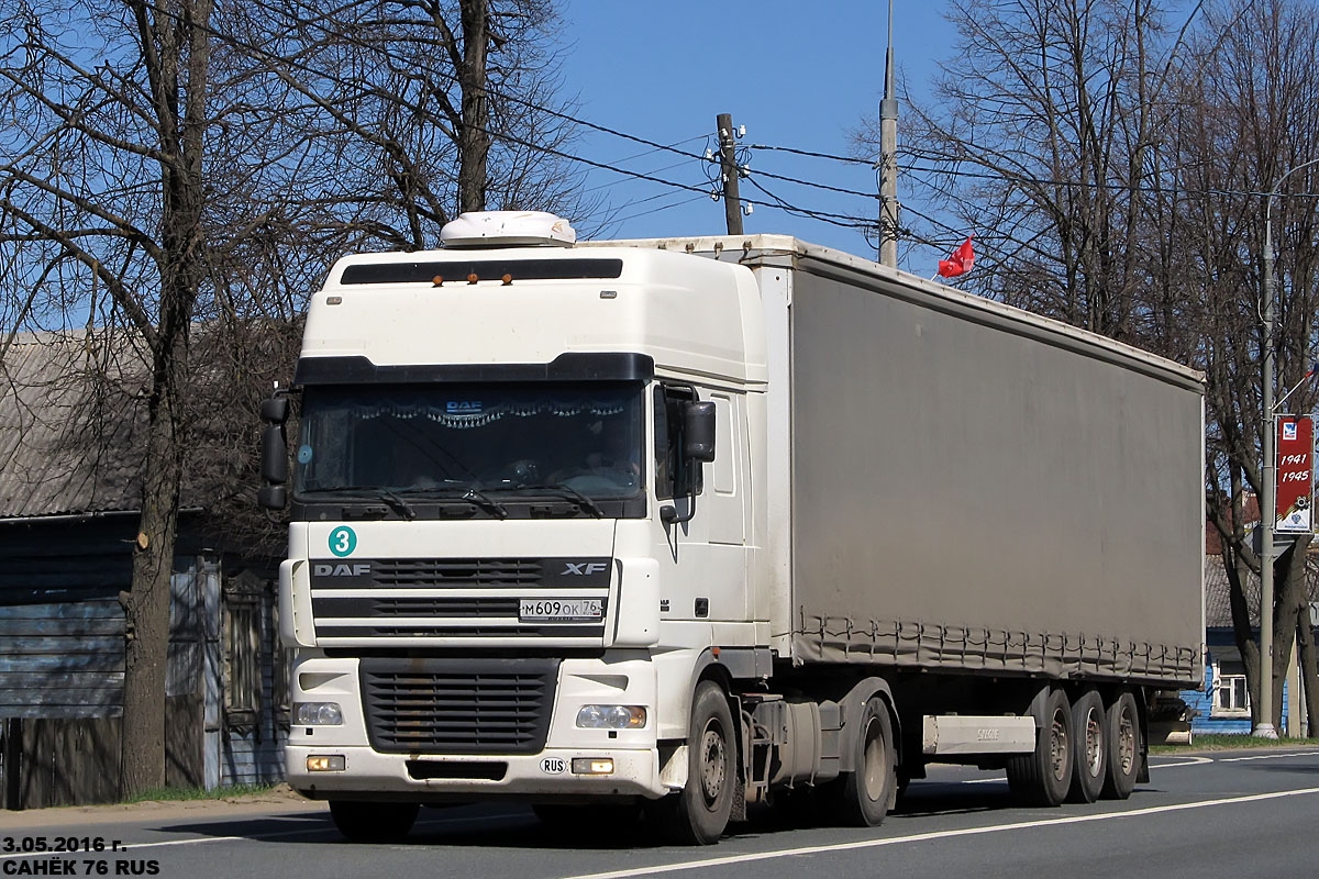 Ярославская область, № М 609 ОК 76 — DAF XF95 FT