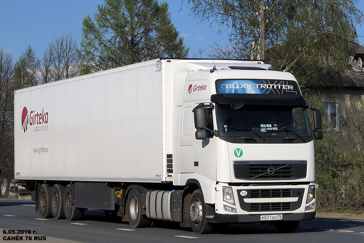 Калининградская область, № Р 031 ВМ 39 — Volvo ('2008) FH-Series