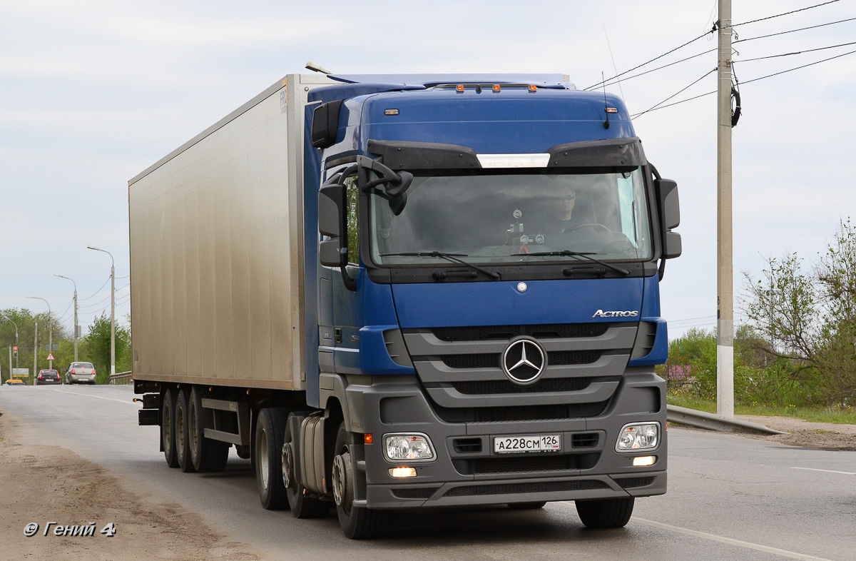 Ставропольский край, № А 228 СМ 126 — Mercedes-Benz Actros '09 2544 [Z9M]