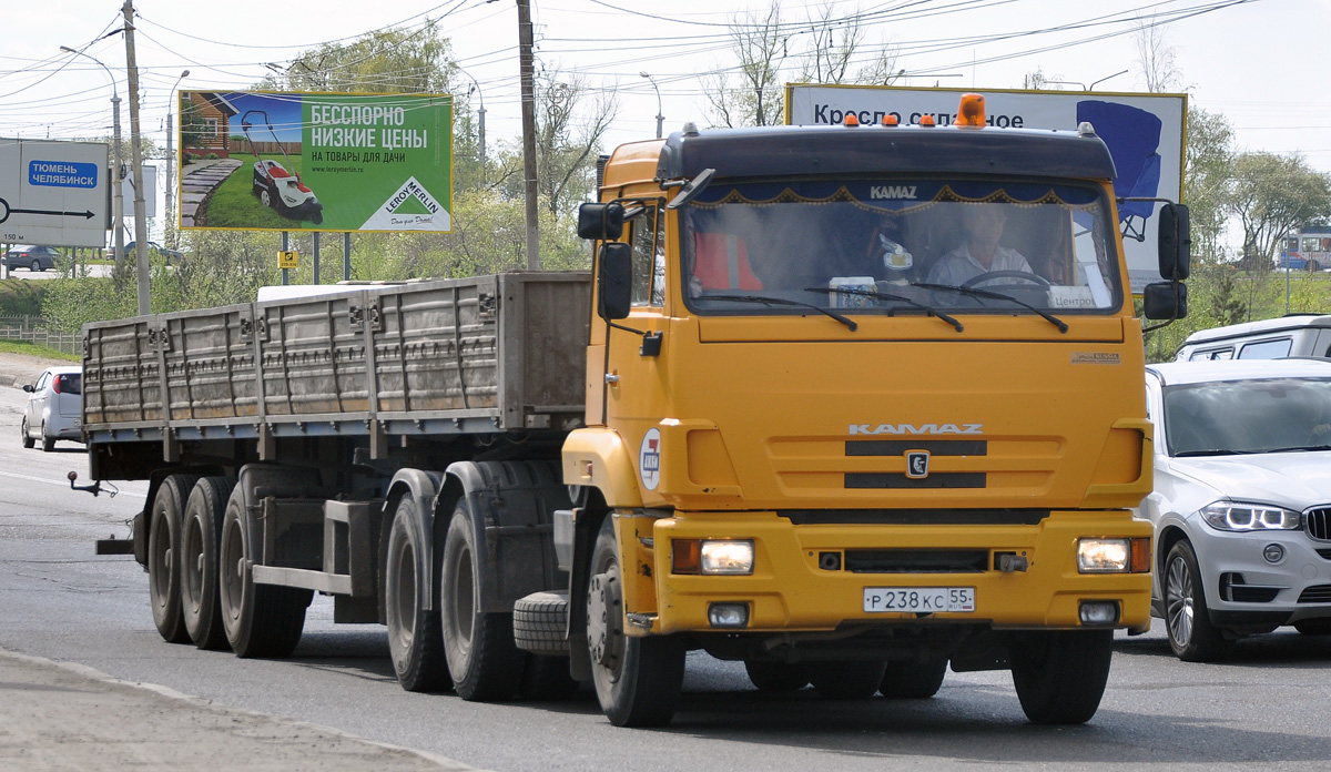 Омская область, № Р 238 КС 55 — КамАЗ-65116-N3