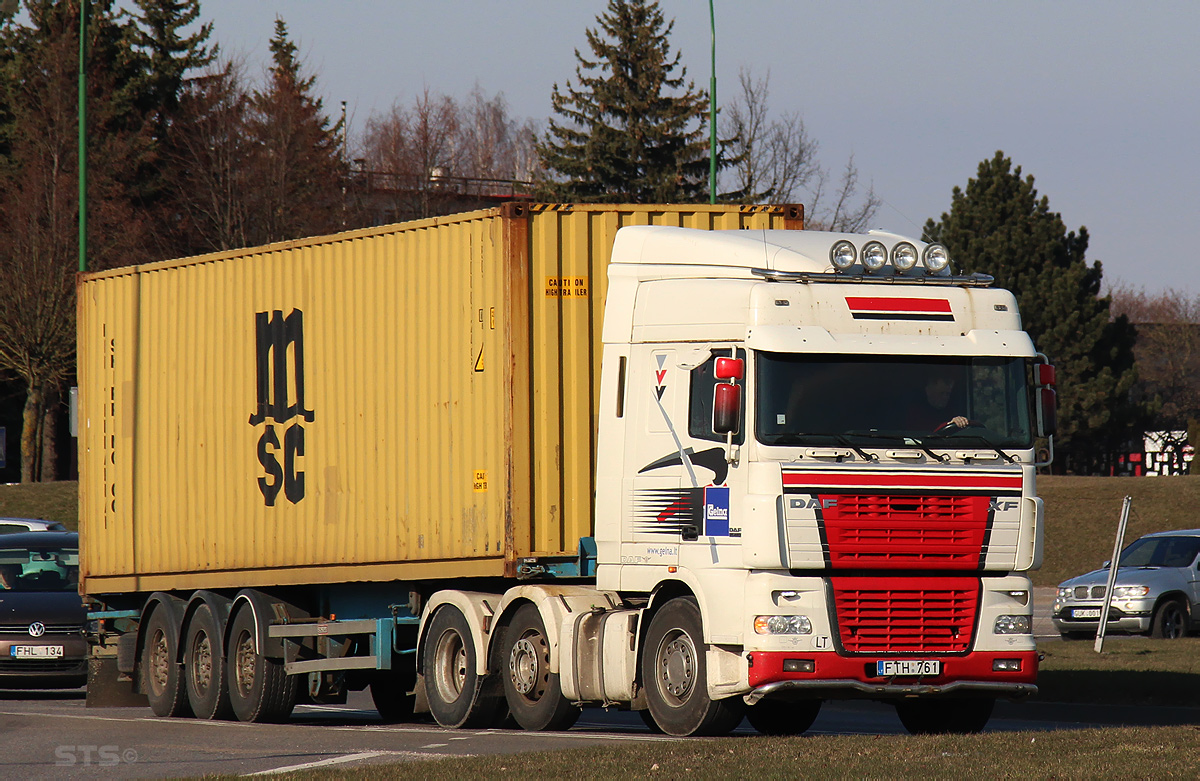 Литва, № FTH 761 — DAF XF95 FTG