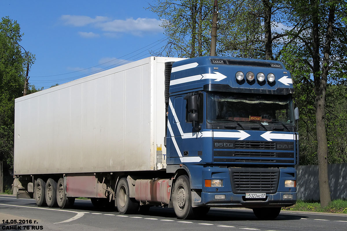 Таджикистан, № 5323 AC 07 — DAF 95XF FT