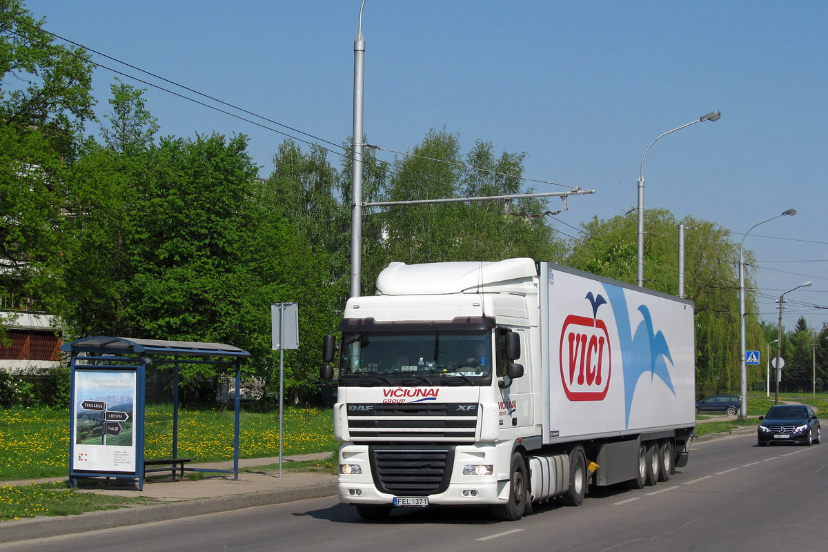 Литва, № FEL 371 — DAF XF105 FT