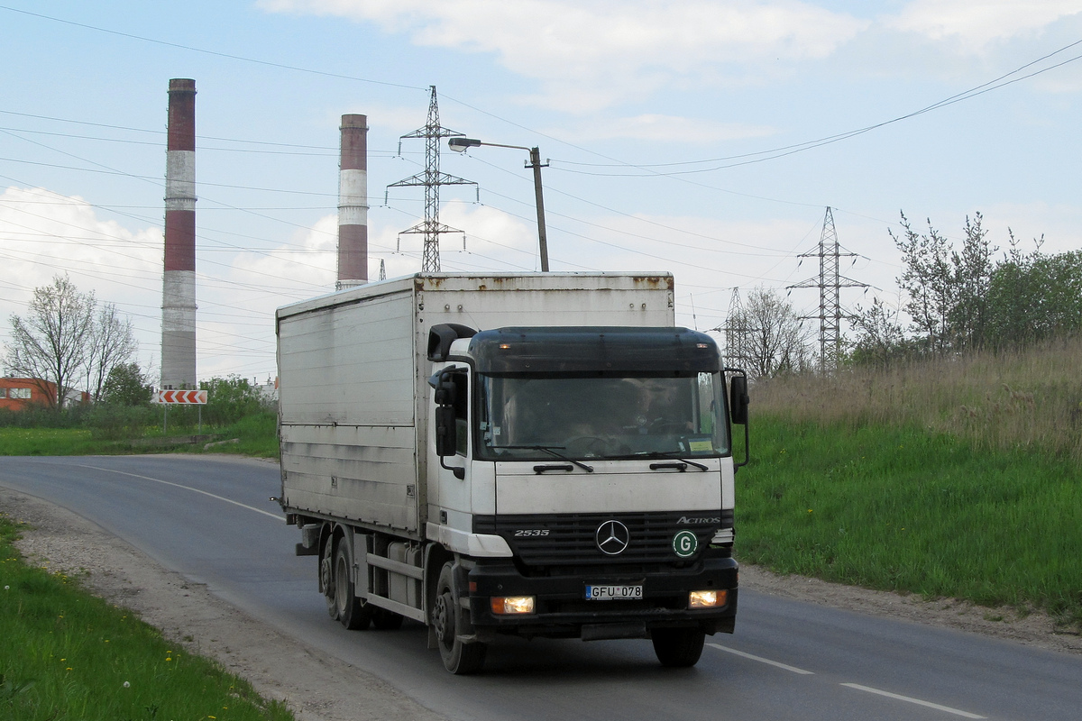 Литва, № GFU 078 — Mercedes-Benz Actros ('1997) 2535